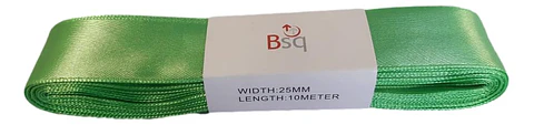 CINTA SATIN BSQ 25 MM X PIEZA DE 10 MT COD 8074