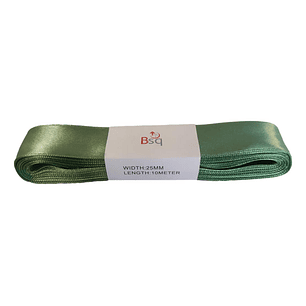 CINTA SATIN BSQ 25 MM X PIEZA DE 10 MT COD 8083