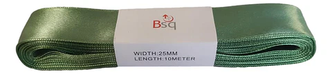 CINTA SATIN BSQ 25 MM X PIEZA DE 10 MT COD 8083
