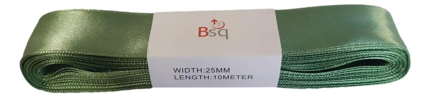 CINTA SATIN BSQ 25 MM X PIEZA DE 10 MT COD 8083 1