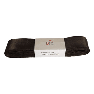 CINTA SATIN BSQ 25 MM X PIEZA DE 10 MT COD 8085