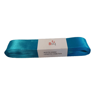 CINTA SATIN BSQ 25 MM X PIEZA DE 10 MT COD 8094