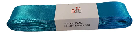 CINTA SATIN BSQ 25 MM X PIEZA DE 10 MT COD 8094
