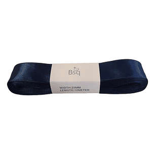 CINTA SATIN BSQ 25 MM X PIEZA DE 10 MT COD 8112