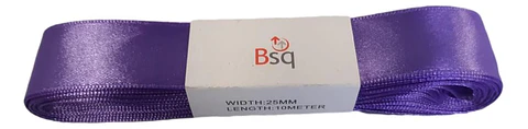 CINTA SATIN BSQ 25 MM X PIEZA DE 10 MT COD 8115