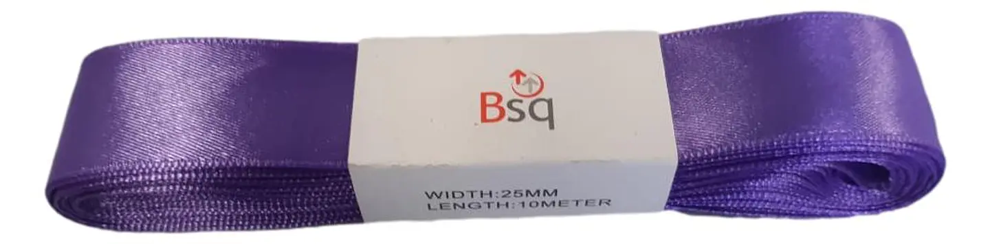 CINTA SATIN BSQ 25 MM X PIEZA DE 10 MT COD 8115 1