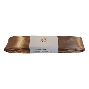CINTA SATIN BSQ 25 MM X PIEZA DE 10 MT COD 8131