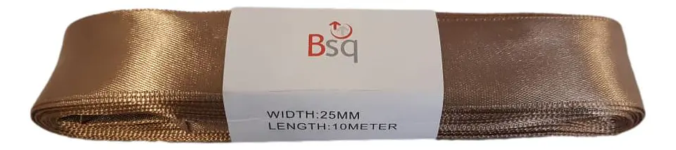 CINTA SATIN BSQ 25 MM X PIEZA DE 10 MT COD 8131 1