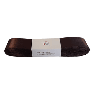 CINTA SATIN BSQ 25 MM X PIEZA DE 10 MT COD 8135