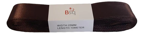 CINTA SATIN BSQ 25 MM X PIEZA DE 10 MT COD 8135