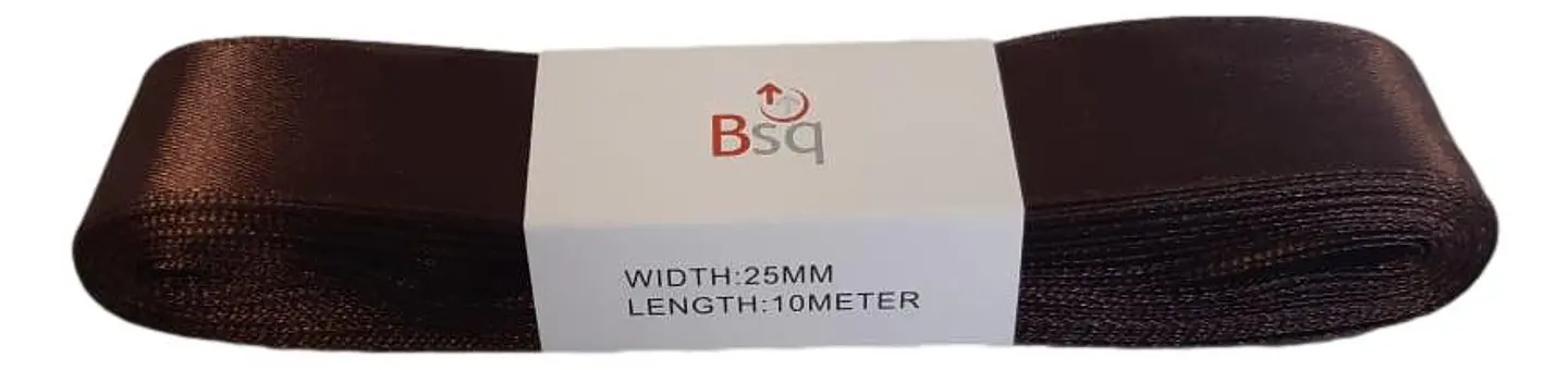 CINTA SATIN BSQ 25 MM X PIEZA DE 10 MT COD 8135 1