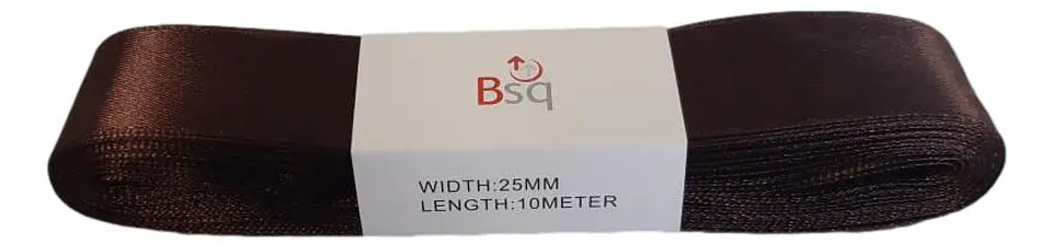 CINTA SATIN BSQ 25 MM X PIEZA DE 10 MT COD 8135 1