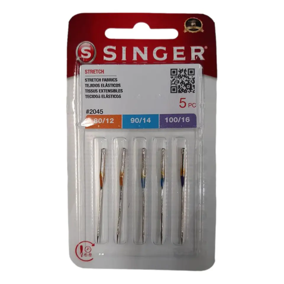 AGUJA SINGER 2045 SURTIDAS - BLISTER 5 UNID 1