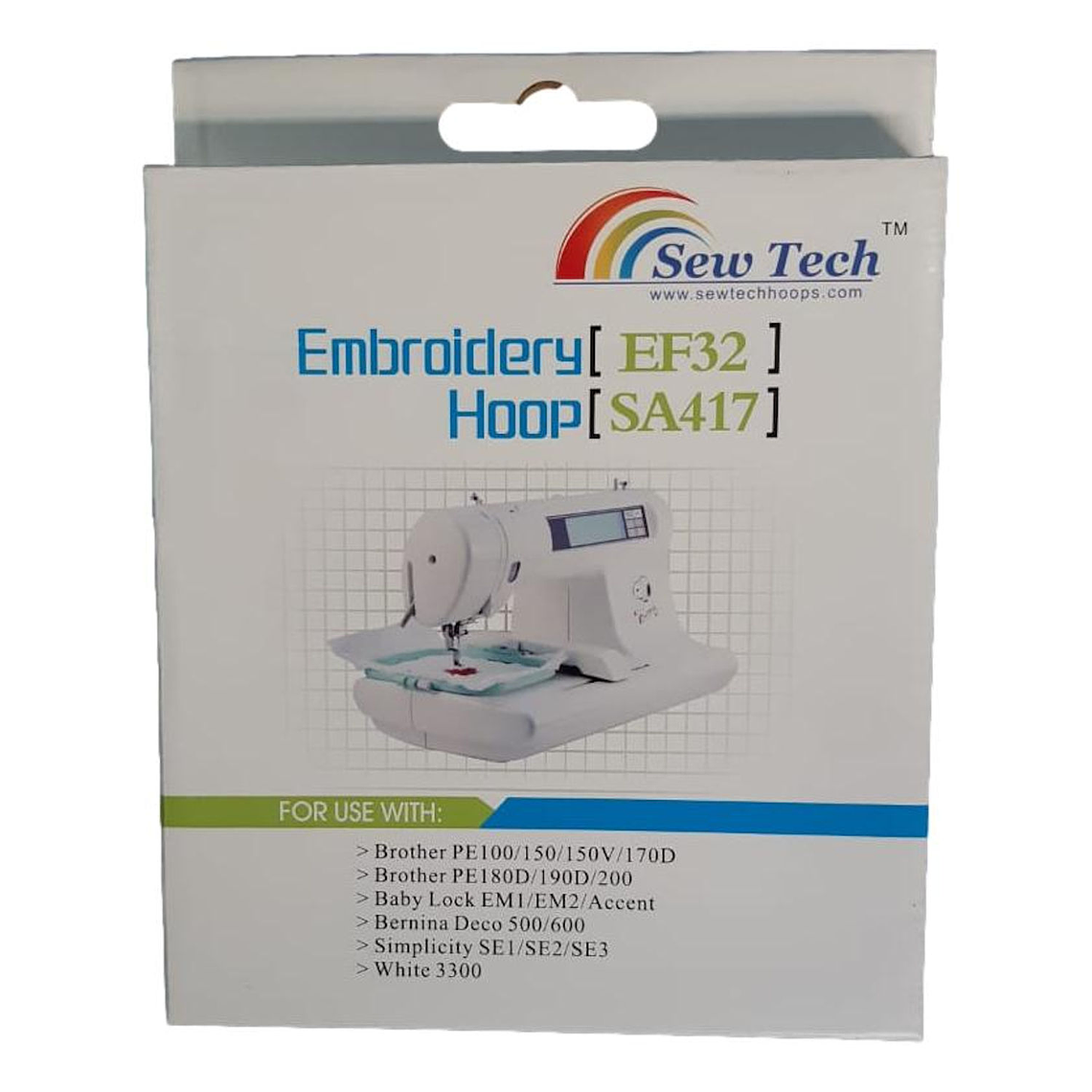 BASTIDOR SEWTECH ADECUADO PARA BROTHER SA-417 (110 X 110 MM) 4