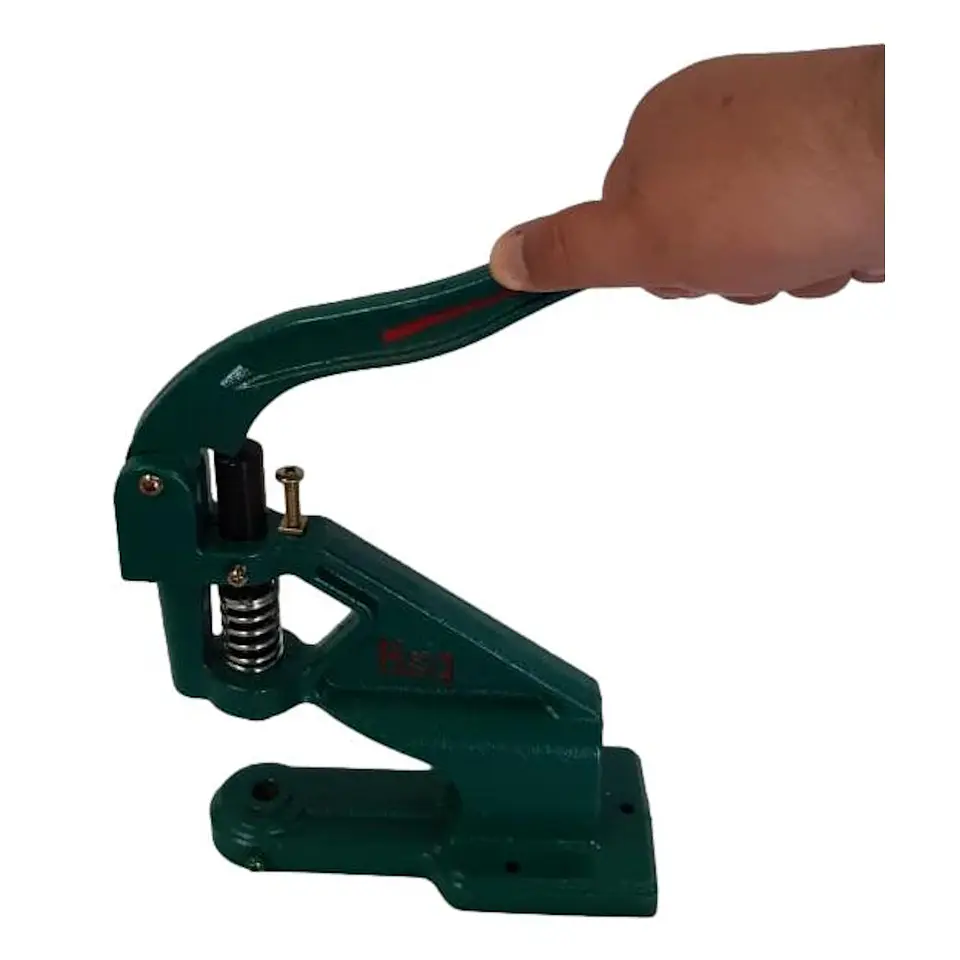 Remachadora Ojetilladora Industrial de Mesa – Fierro Fundido, Orificio 12mm | Broches y Ojetillos para Tela, Cuero y Marroquinería 2