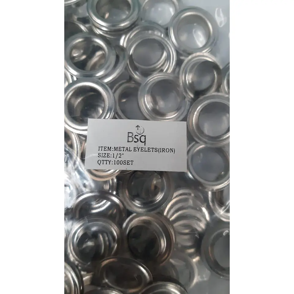 OJETILLO METALICO DE 1/2 PULGADA - CIENTO 1