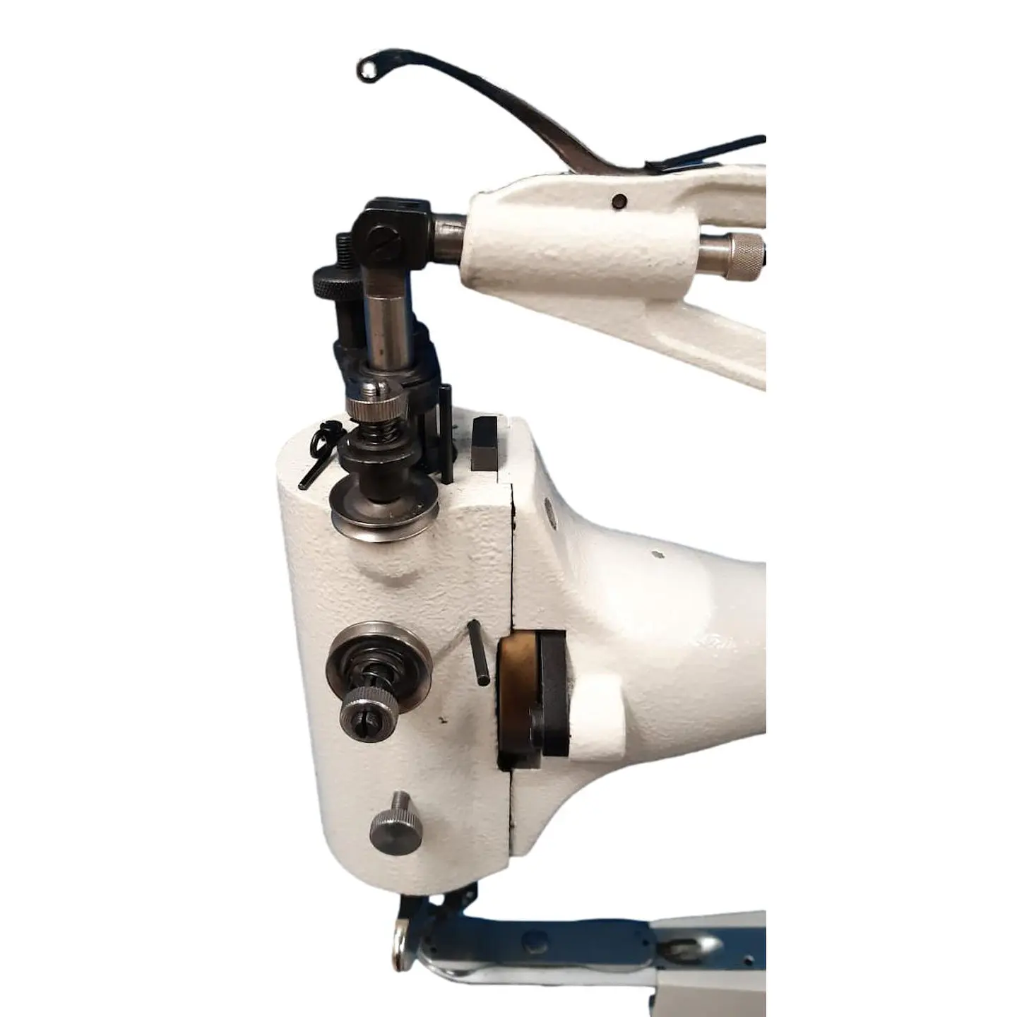 Aparadora Parchadora de Calzado BSQ 2972 – Cuero, Goma y Lona, Brazo 30cm, Set Completo 4