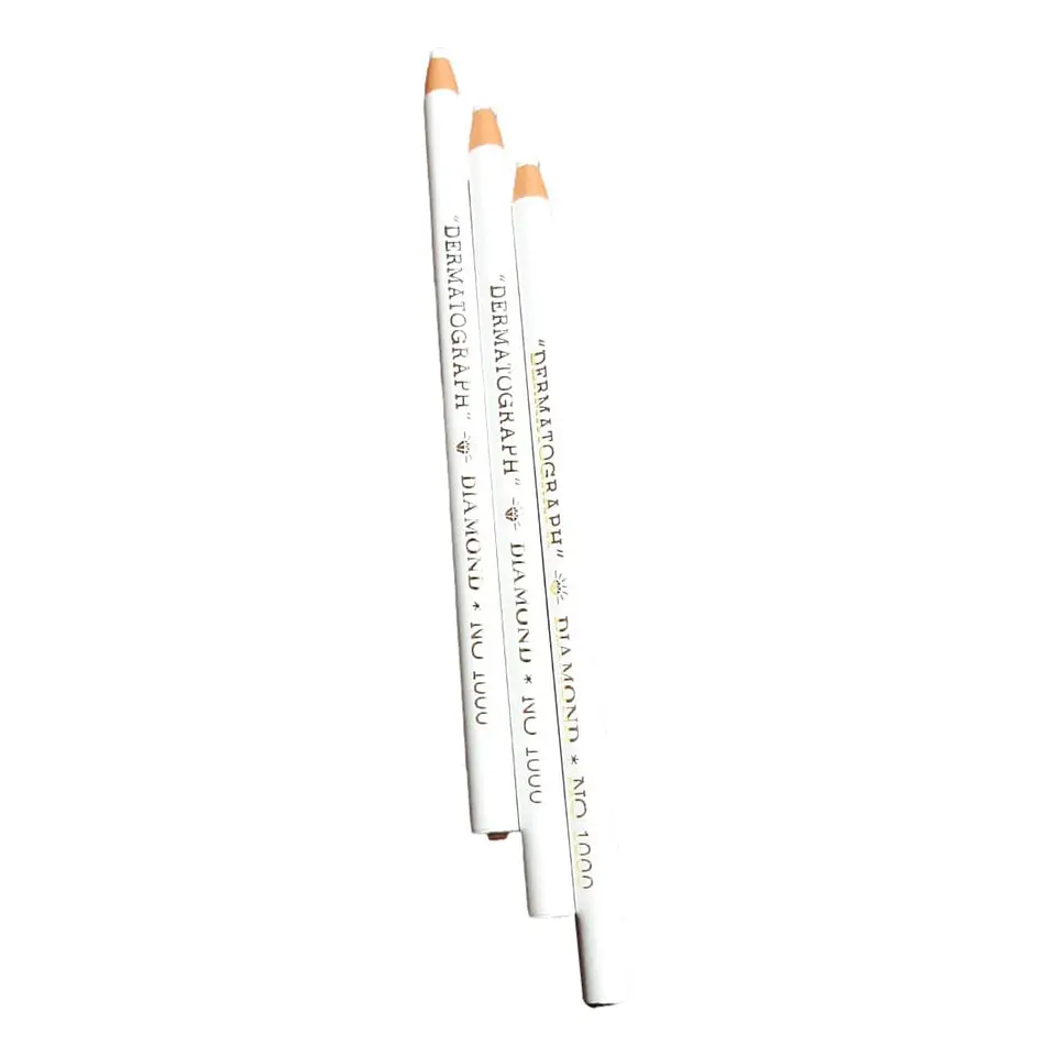 PACK 3 LAPIZ TIZA MARCA DIAMOND COLOR BLANCO 2