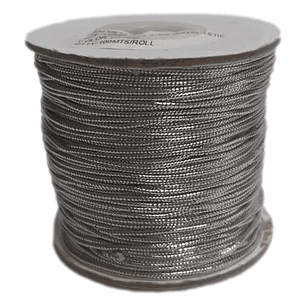 CORDON 1.0 MM X COLOR PLATA X 100 MT