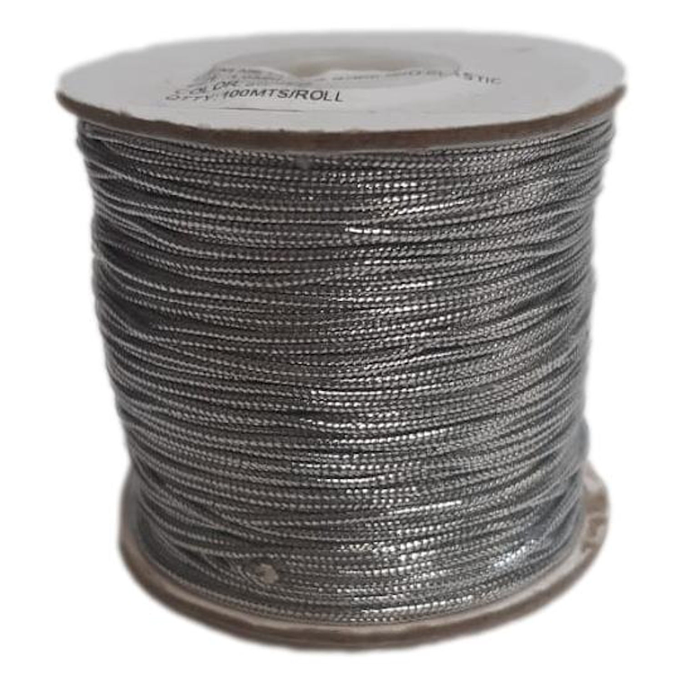CORDON 1.0 MM X COLOR PLATA X 100 MT 1