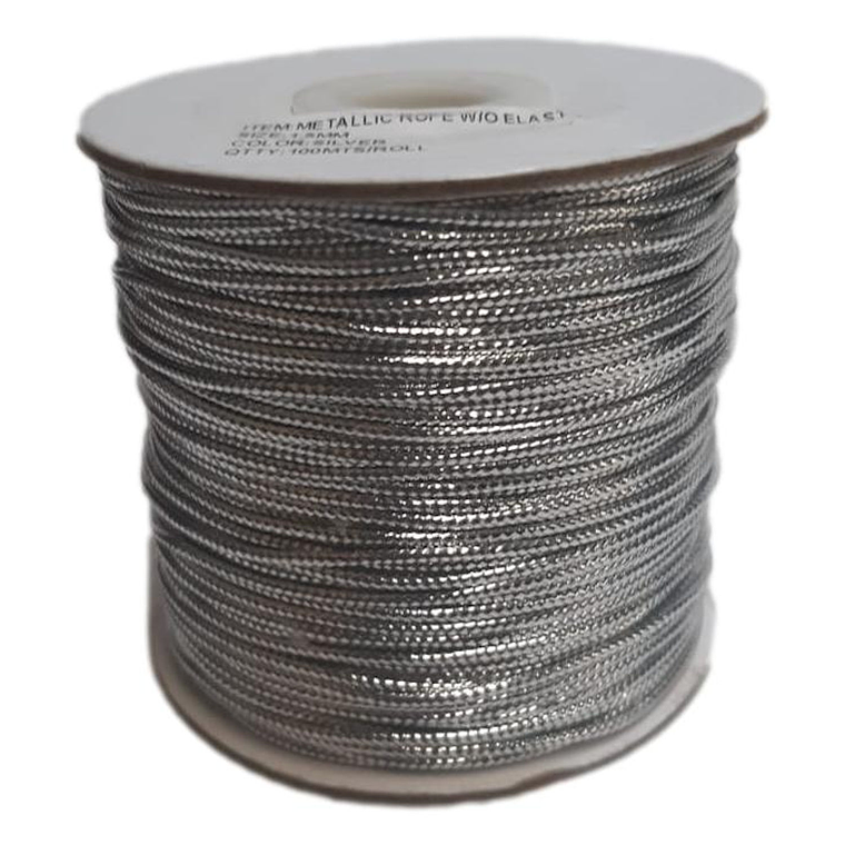 CORDON 1.5 MM X COLOR PLATA X 100 MT 1