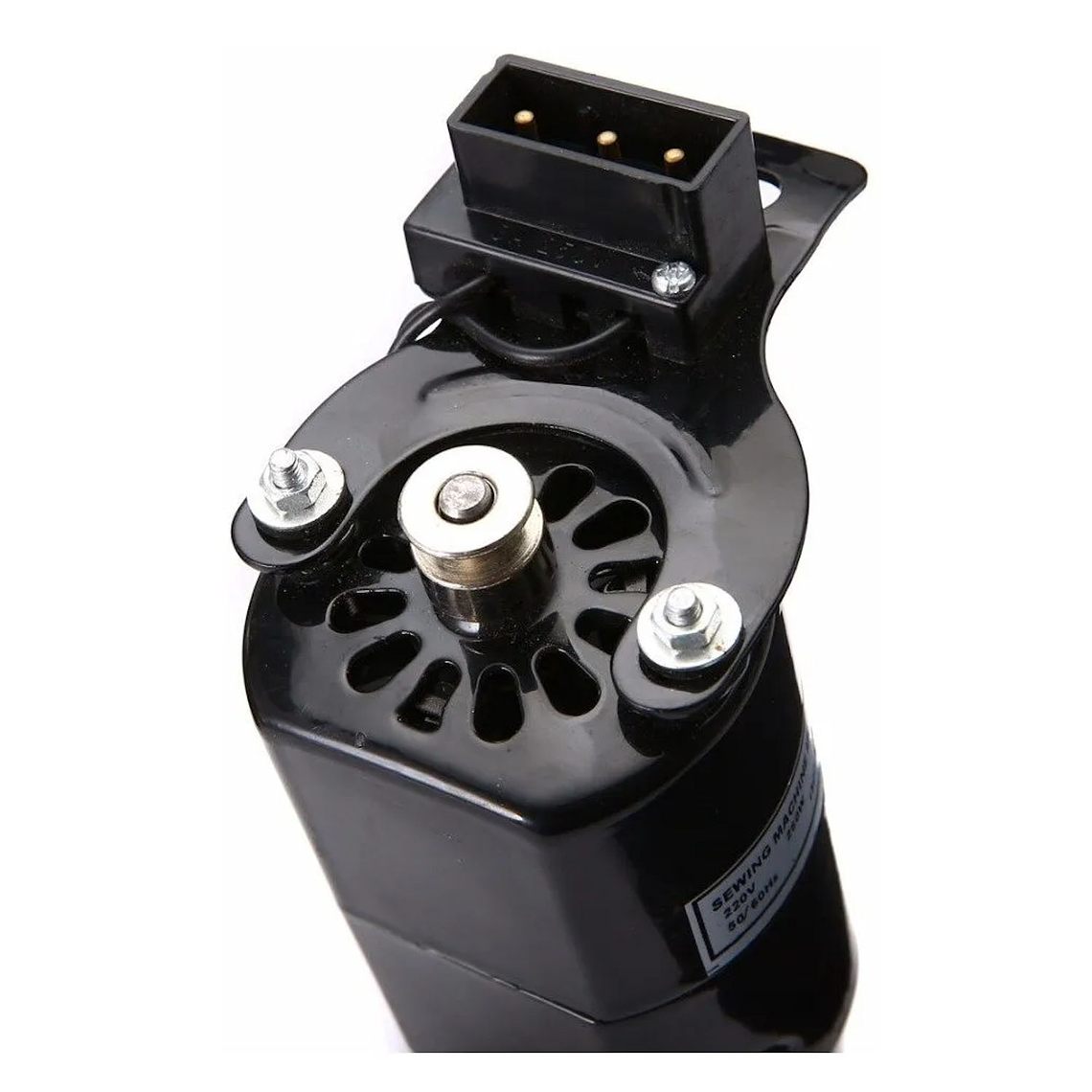 Motor para máquina de coser doméstica/externalizado, 100 W, incluye motor, acelerador (pedal), correa y pernos 2