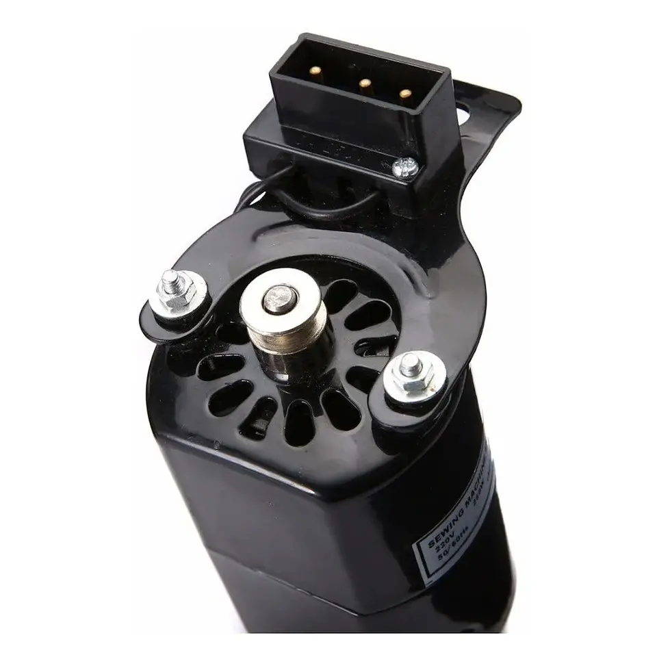 Motor para máquina de coser doméstica/externalizado, 100 W, incluye motor, acelerador (pedal), correa y pernos 2