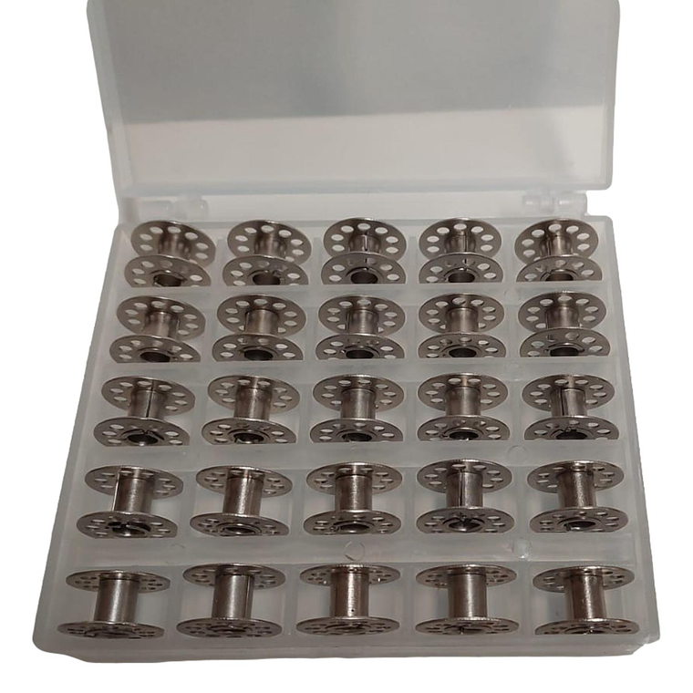 ¡25 Carreteles Metalicos para Máquinas de Coser!  Singer Brother  Janome  1