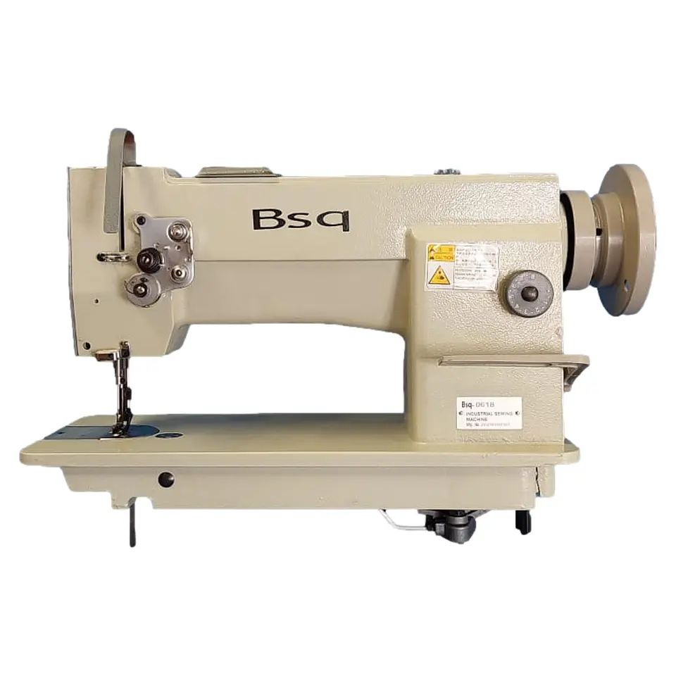 Máquina Recta Industrial BSQ GCO618 Triple Arrastre – Cuero, Lonas y Carpas, 2500 p/min Aguja DPx17 5