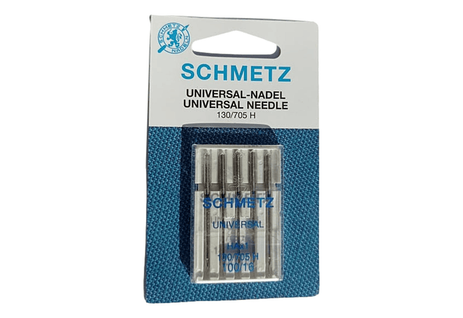 Aguja Universal 130/705 H #100 Schmetz - Paquete de 5 unidades