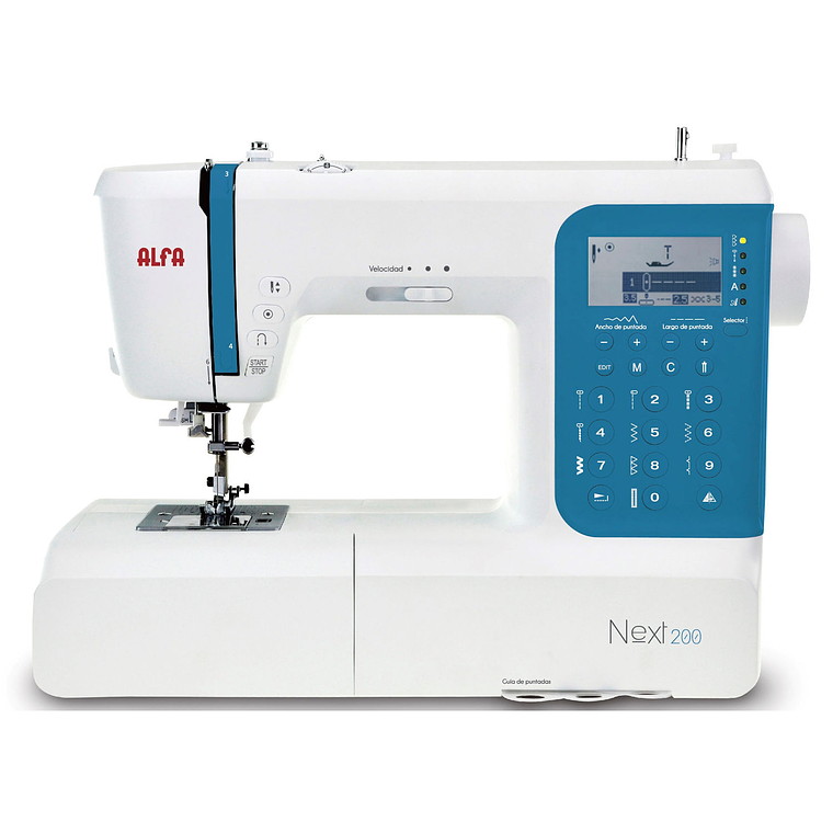 MAQUINA COSER DIGITAL ALFA  NEXT 200 - 404 PUNTADAS 1