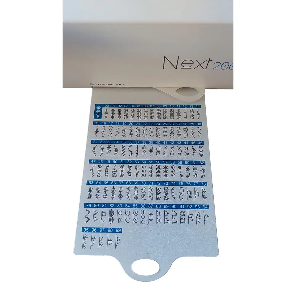 MAQUINA COSER DIGITAL ALFA  NEXT 200 - 404 PUNTADAS 13