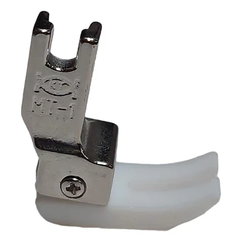 Pie de Teflón MT-1 de 13 mm para Recta Industrial – Prensatela a Bisagra