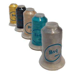 PACK 5 HILOS DE BORDAR BSQ DE 1000 YDS