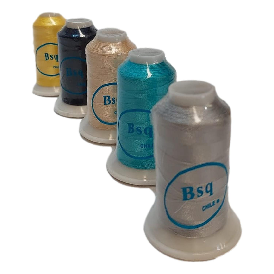 PACK 5 HILOS DE BORDAR BSQ DE 1000 YDS 1