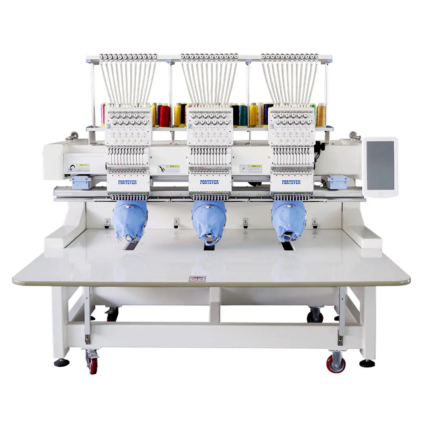 Bordadora Fortever FT-1203HC – 3 Cabezas / Área 400×500 mm – Alta Producción Industrial 1