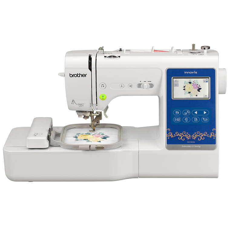 Máquina de Coser y Bordar Brother NS1850D – Área de Bordado 100×100 mm, Velocidad 400 ppm/850 ppm, USB 1