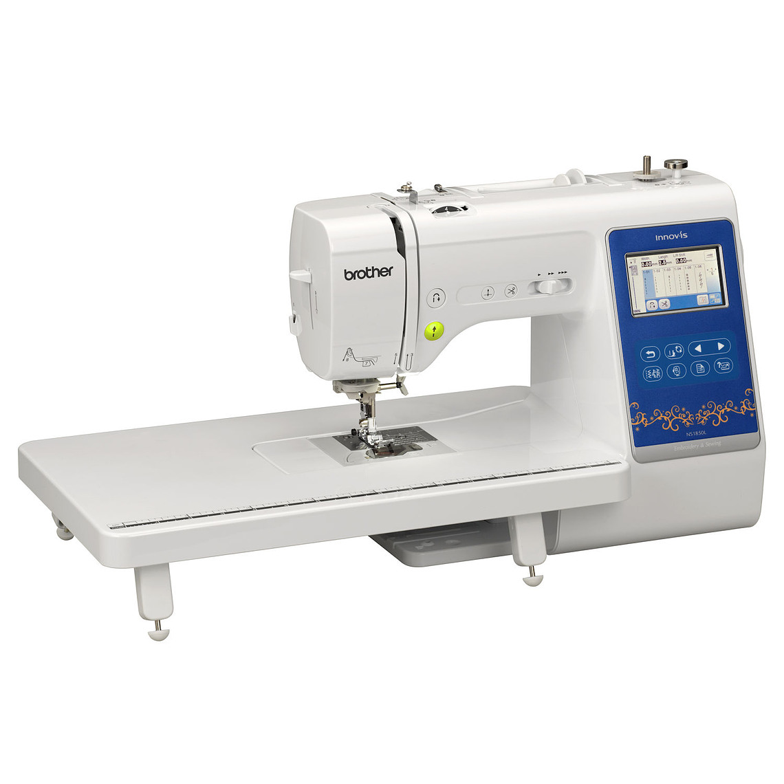 Máquina de Coser y Bordar Brother NS1850D – Área de Bordado 100×100 mm, Velocidad 400 ppm/850 ppm, USB 2