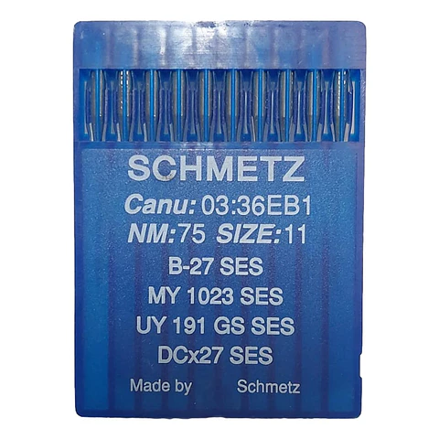 AGUJA DCX27 # 11/75 BP SCHMETZ X 10 UND