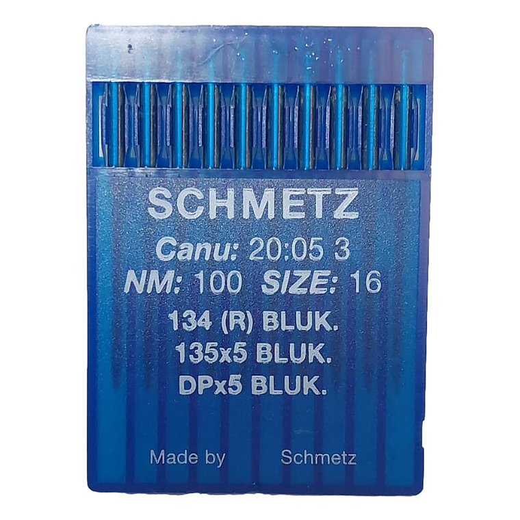 AGUJA DPX5 # 100 TEFLON SCHMETZ x 10 UND 2