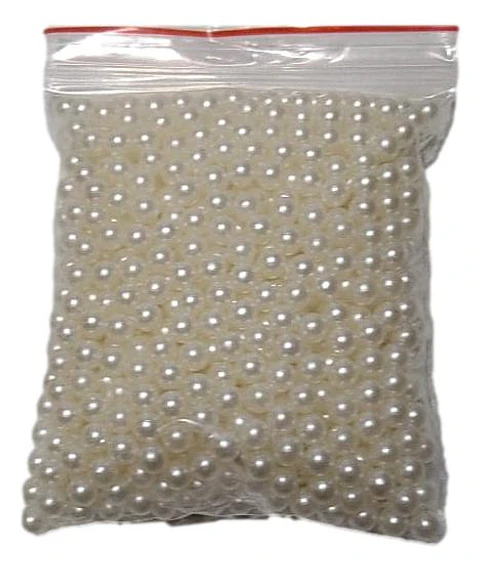PERLA 4 MM - BLANCA X 30 GRAMOS