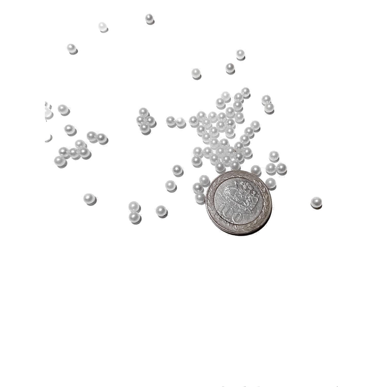 PERLA 4 MM - BLANCA X 30 GRAMOS 2