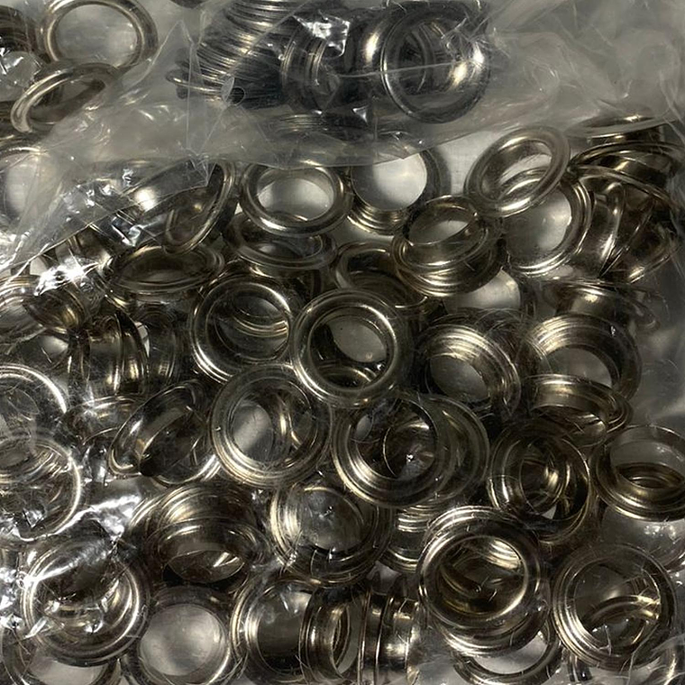 OJETILLO DE METAL 12 MM ( EY-12MM) X 100 UNID 1