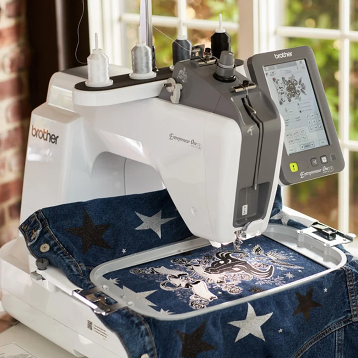 BORDADORA BROTHER MOD PR1X - GRAN AREA DE BORDADO 20X30 CM 2