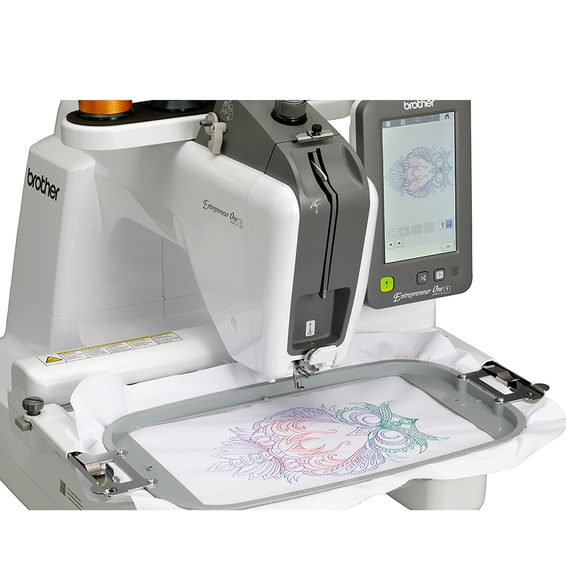 BORDADORA BROTHER MOD PR1X - GRAN AREA DE BORDADO 20X30 CM 4