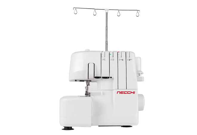 Máquina Overlock Necchi L234A: Costuras Profesionales y Flexibles con 2, 3 y 4 Hilos