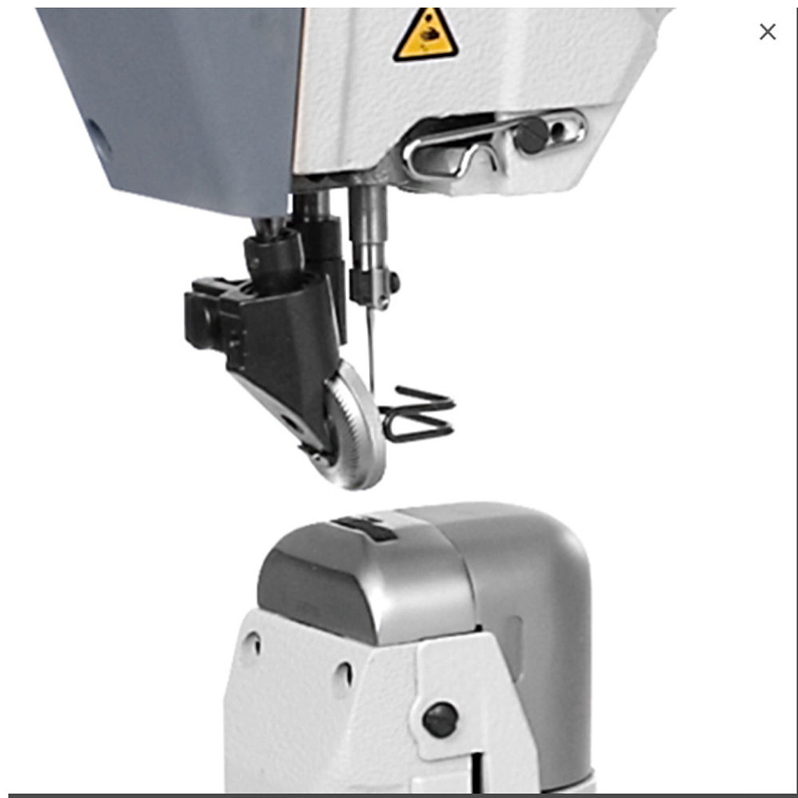 MÁQUINA APARADORA SIRUBA RT-728K-24H DE 2 AGUJAS – IDEAL PARA COSTURAS EN ÁREAS DE DIFÍCIL ACCESO EN CALZADO Y MARROQUINERÍA 2