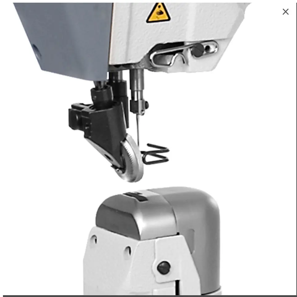 MÁQUINA APARADORA SIRUBA RT-728K-24H DE 2 AGUJAS – IDEAL PARA COSTURAS EN ÁREAS DE DIFÍCIL ACCESO EN CALZADO Y MARROQUINERÍA 2