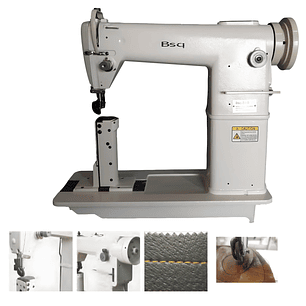 Aparadora BSQ Mod 810: Potencia y Precisión para Coser en Cuero