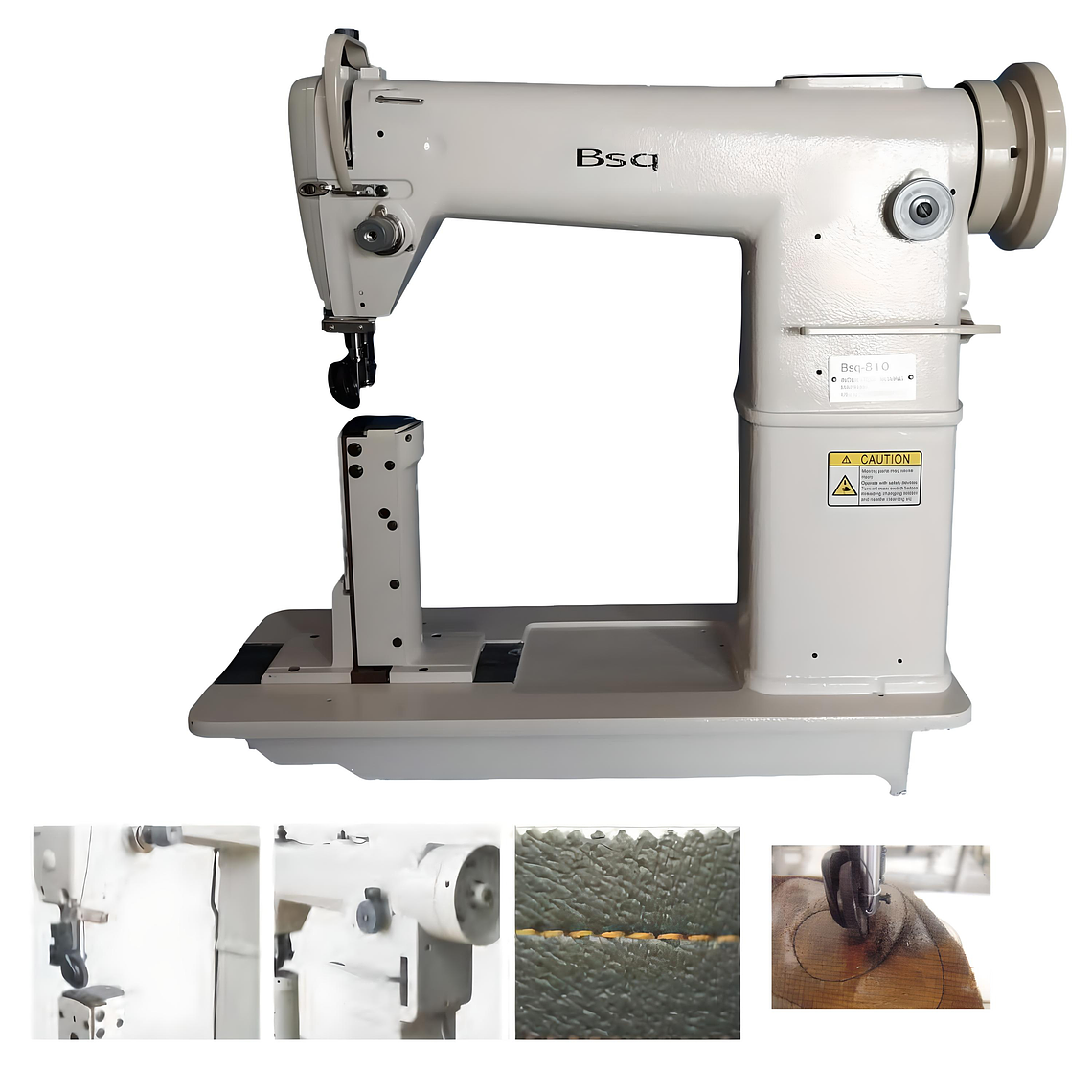 Aparadora BSQ Mod 810: Potencia y Precisión para Coser en Cuero 1